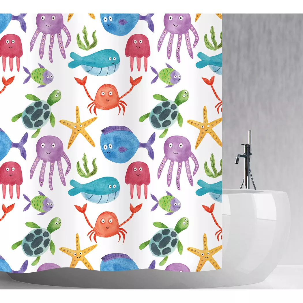 Manor Shower Curtain Multicolor 180x180cm