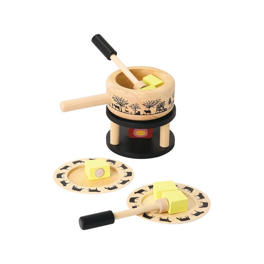 Spielba  Set à fondue avec assiette 