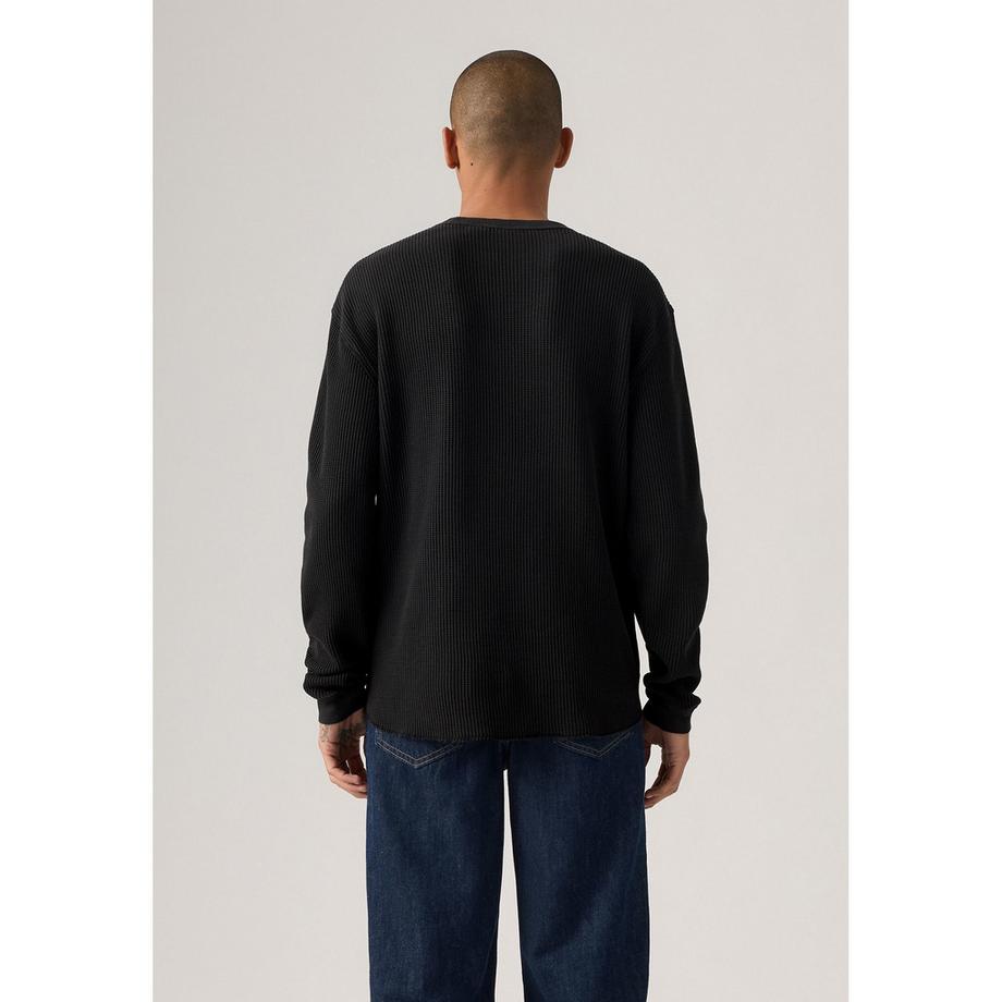 Levi's® T-shirt a maniche lunghe in maglia waffle  
