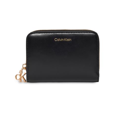 Calvin Klein Hardware Monogram Medium Flap Zip Around Portafoglio  