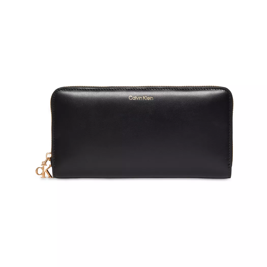 Calvin KLEIN Geldbörse CK PULLER Large schwarz damen