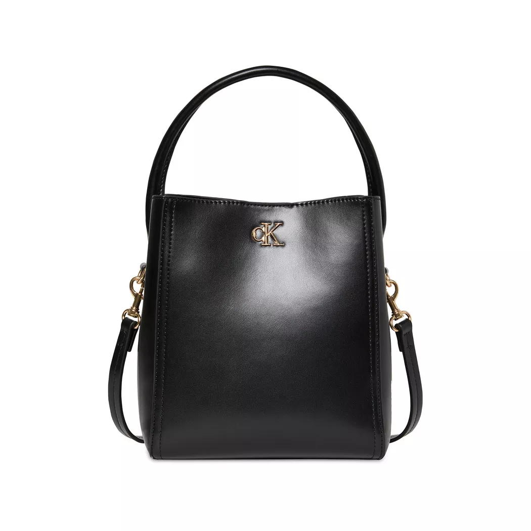 Calvin Klein Sac Porté épaule Lv04f3174g Black / Ck Light Gold One Size unisex