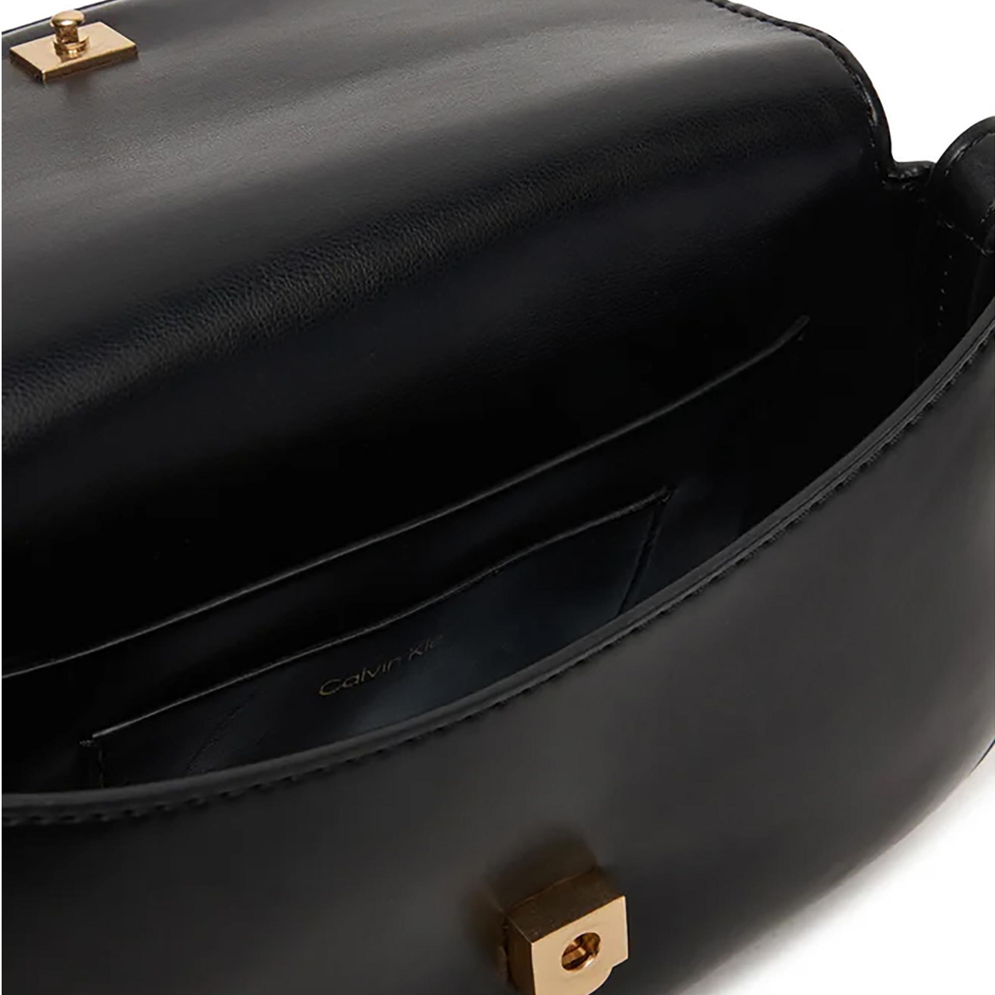 Calvin Klein Hardware Monogram Crossbody Bag  