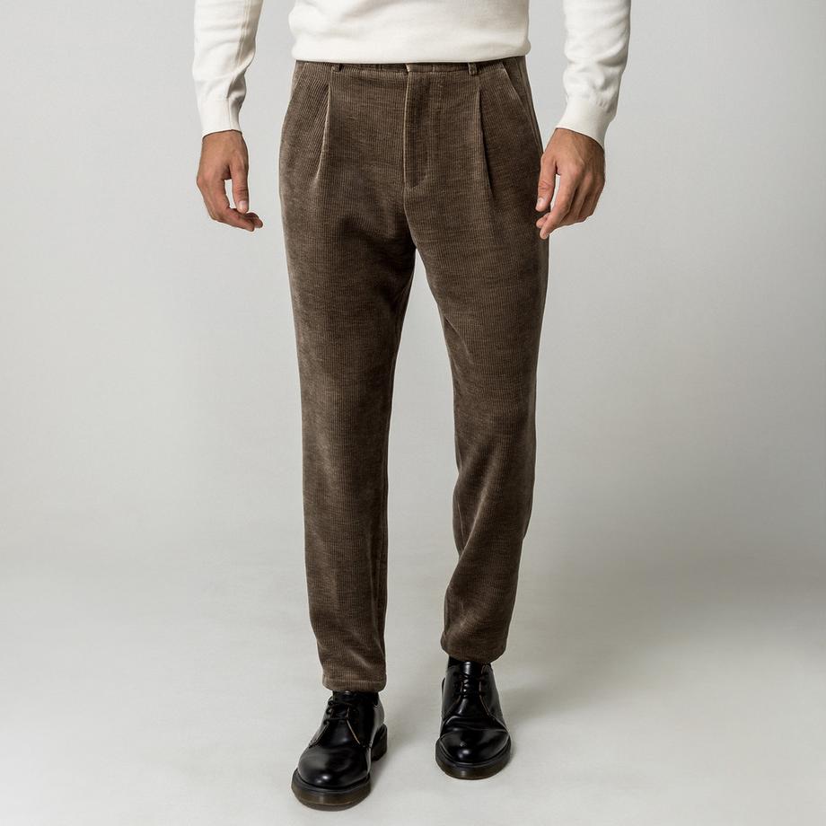 Manor Man Pantalon en velours côtelé Regular Fit  