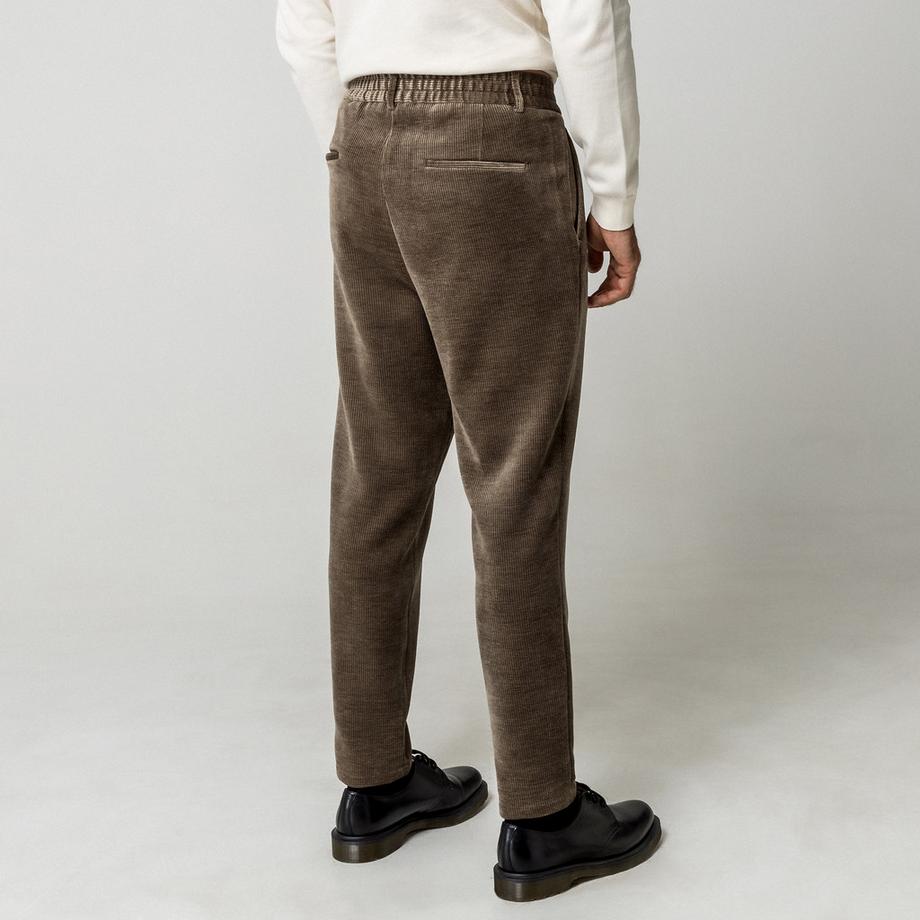Manor Man Pantalon en velours côtelé Regular Fit  