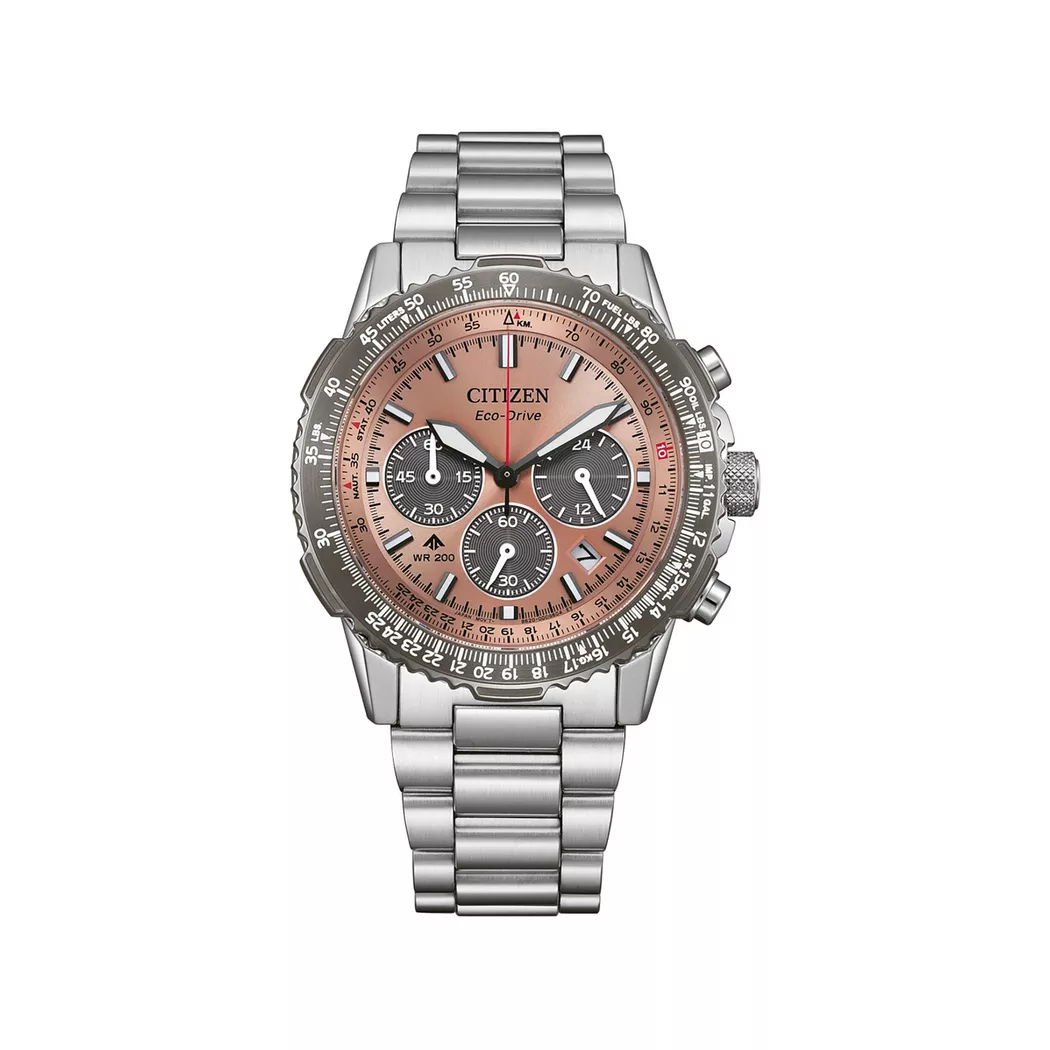 Citizen Promaster Chronograph Watch Silver 40mm