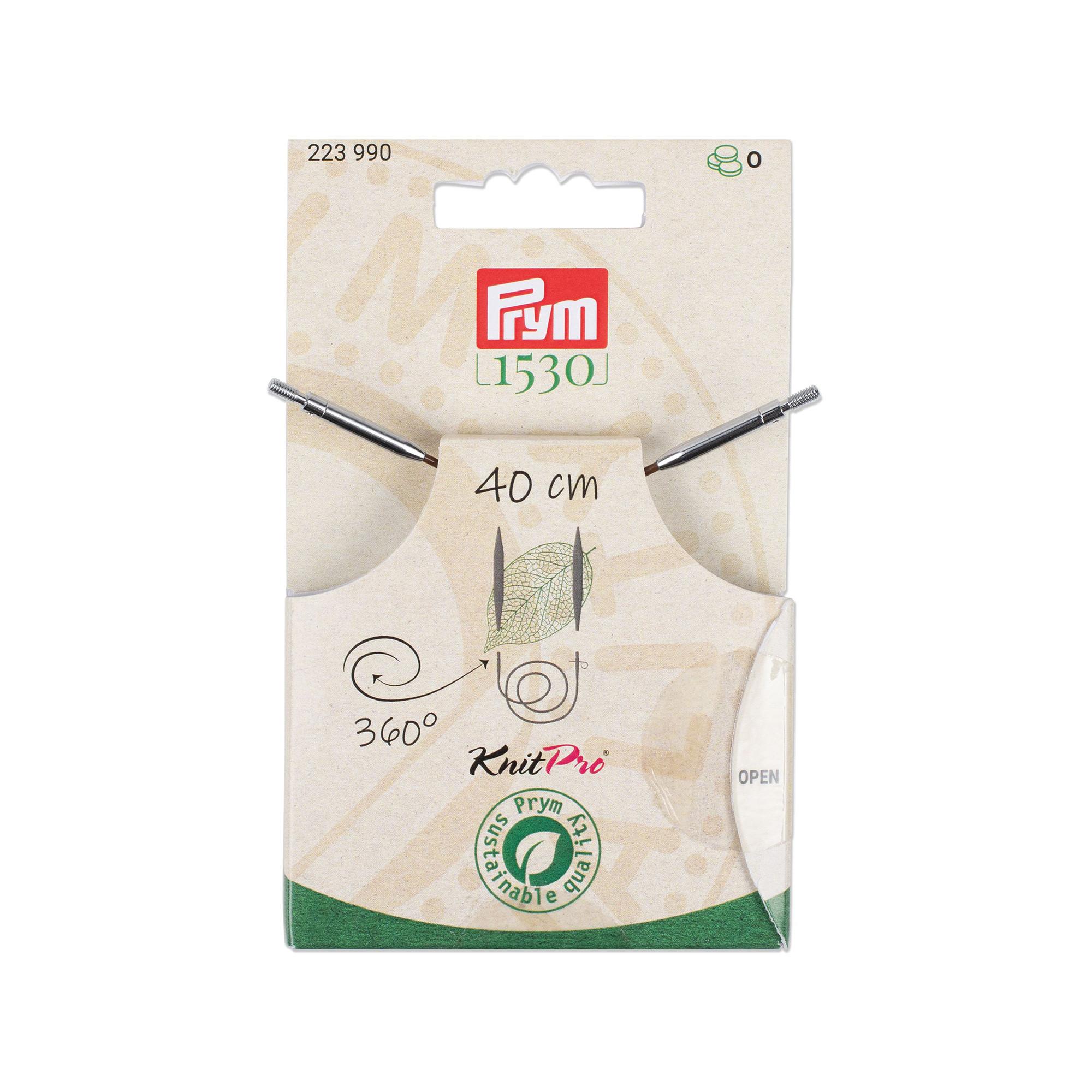 Prym Aiguilles à tricoter circulaires rotabile a 360° 