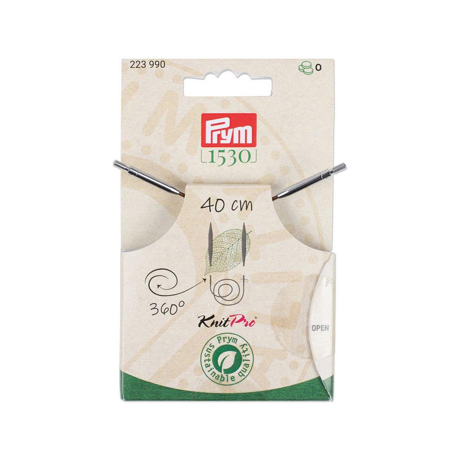 Prym Aiguilles à tricoter circulaires rotabile a 360° 