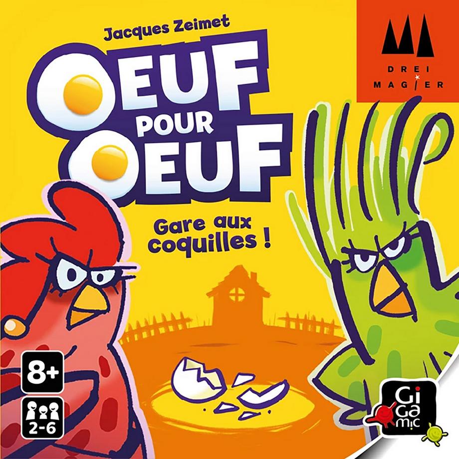 Gigamic  Oeuf pour oeuf, français 