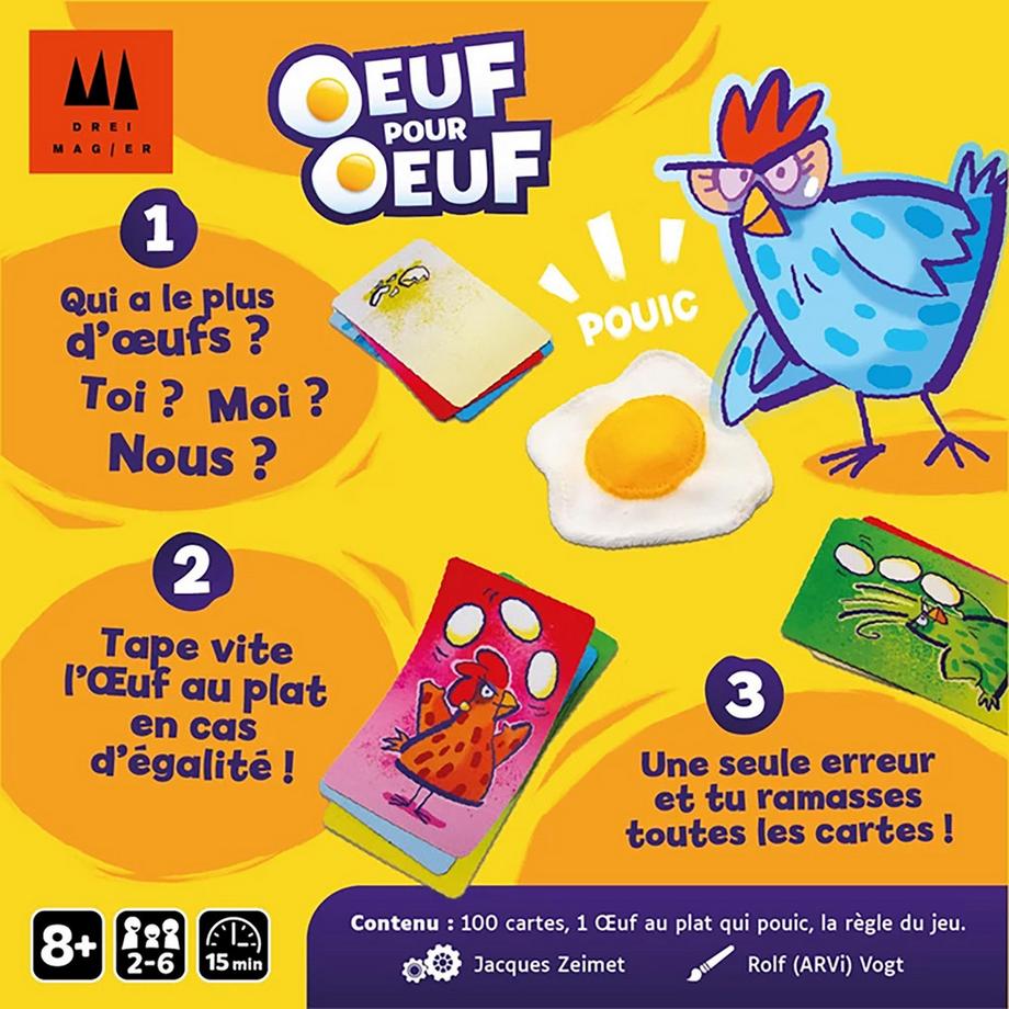 Gigamic  Oeuf pour oeuf, français 