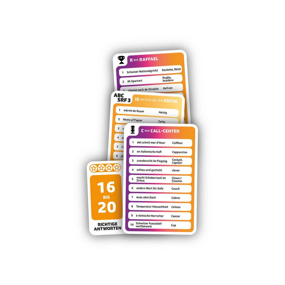 Game Factory  ABC SRF 3 Special Edition, allemand 