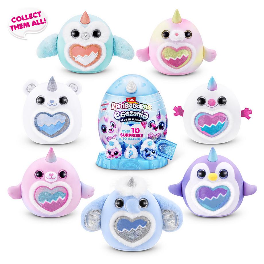 ZURU  Rainbocorns Eggzania Frozen, Pack surprise 