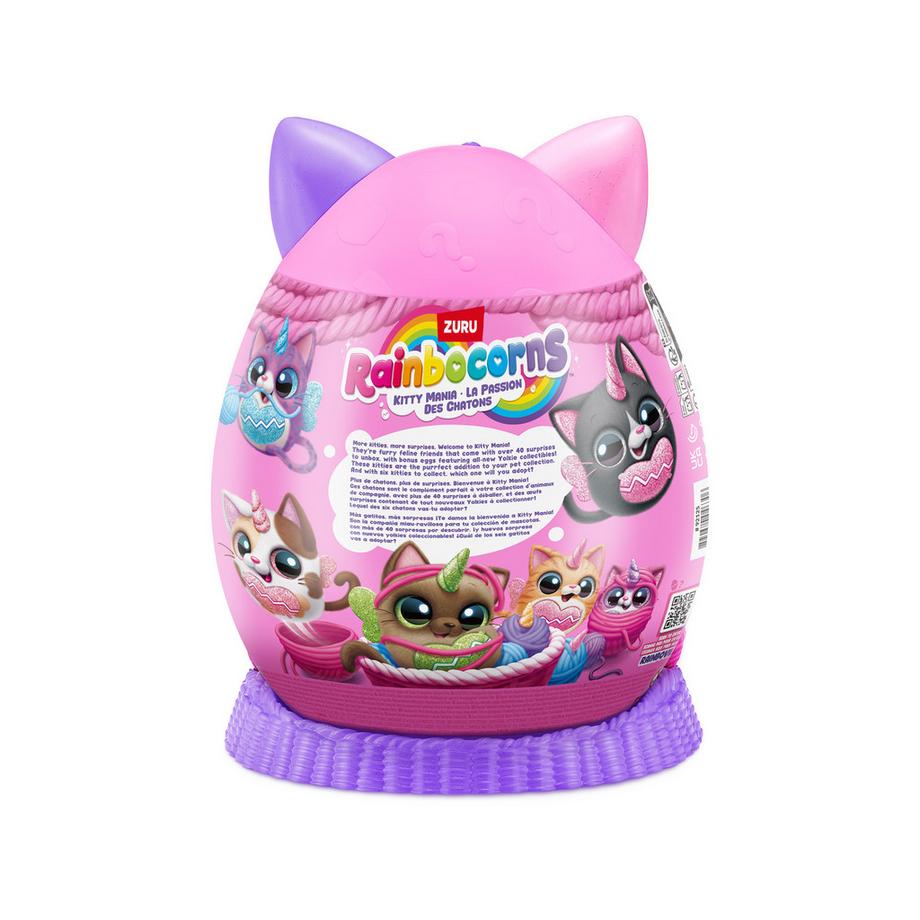 ZURU  Rainbocorns Eggzania Kitty Mania, Pack surprise 