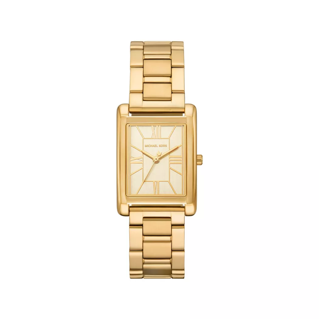 Michael Kors Lexington Quarzuhr Gelbgold Braun 3