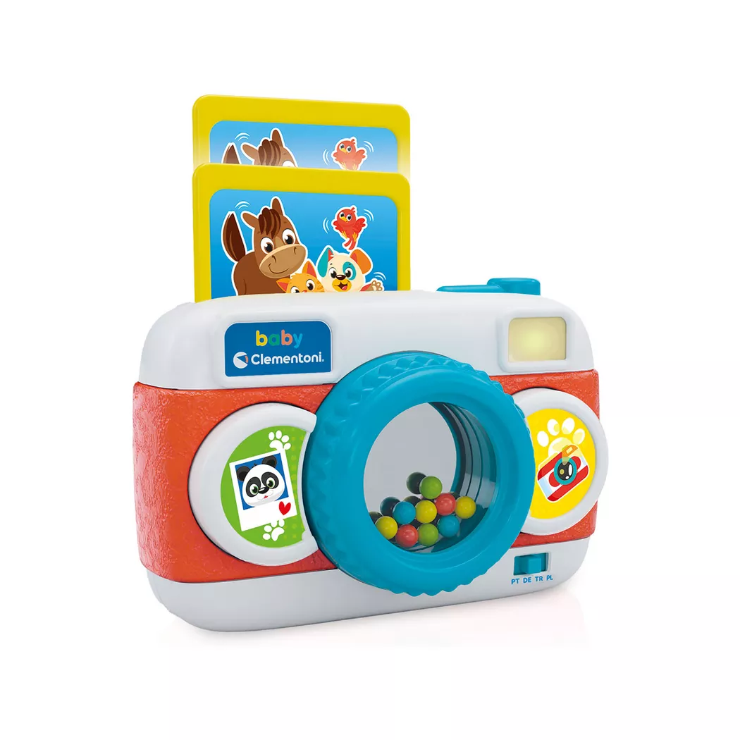 Clementoni - Baby-Kamera, deutsch, Multicolor
