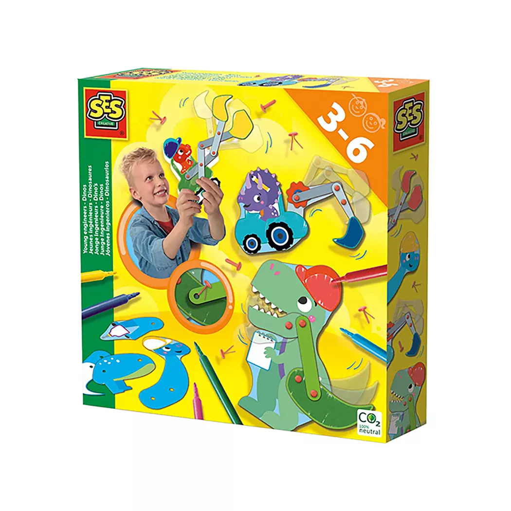 SES - Junge Ingenieure Dinos, Multicolor
