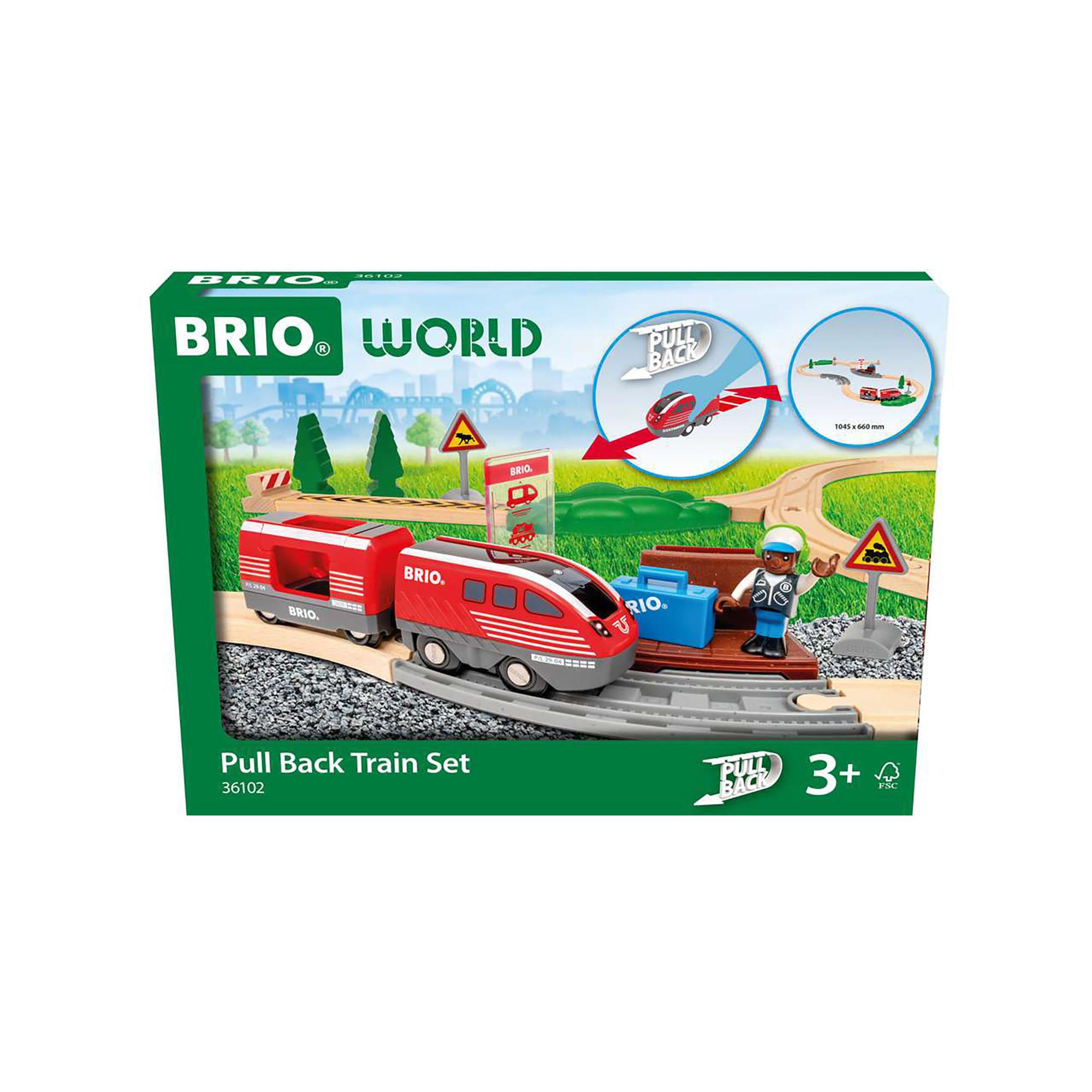 BRIO  Pull Back Train Set 