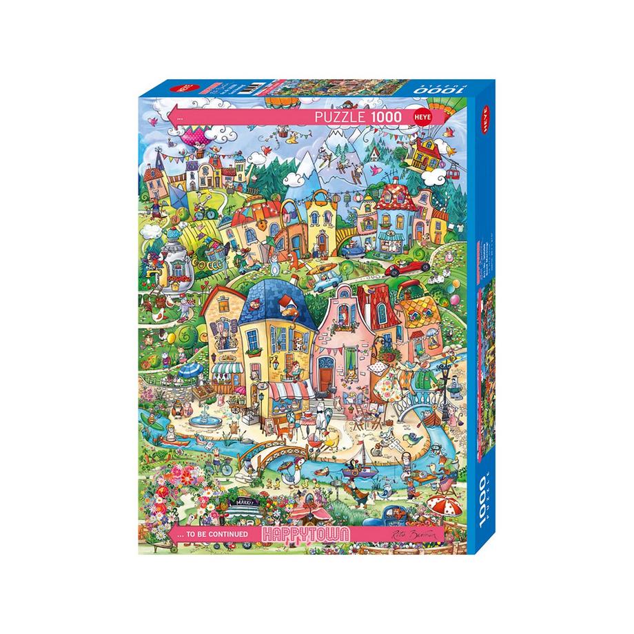 Puzzle Happytown, 1000 pièces