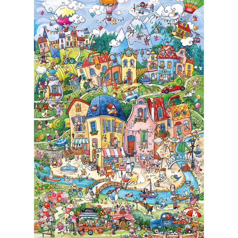 Heye  Puzzle Happytown, 1000 pièces 