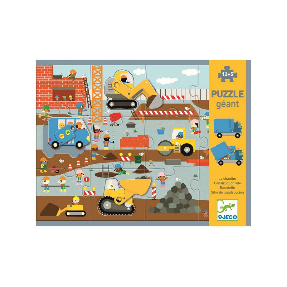 Puzzle Die Baustelle, 17 Teile