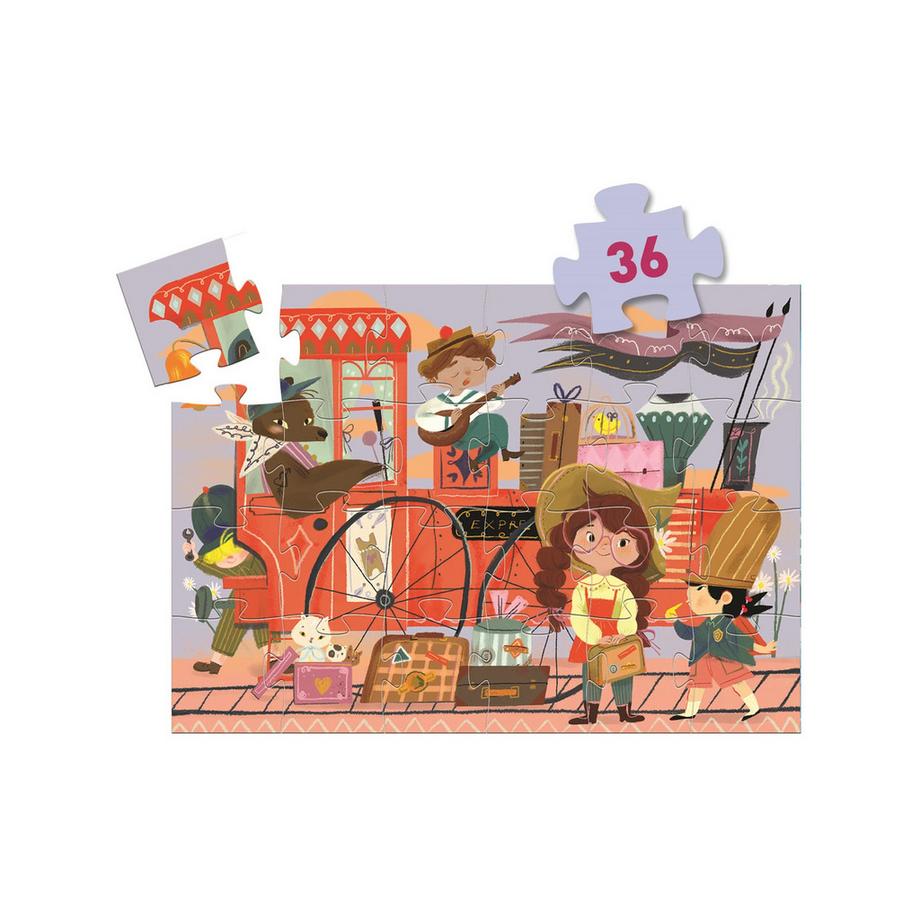 Djeco  Puzzle Il viaggio di Mia 36 pezzi 