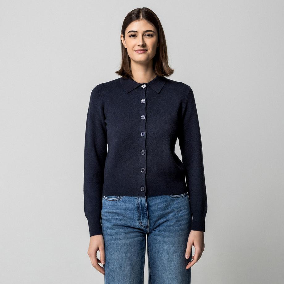 Manor Woman Cardigan avec Col  