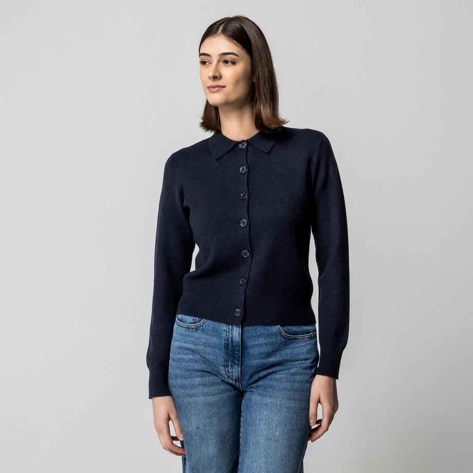 Manor Woman Cardigan avec Col  