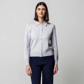 Manor Woman Cardigan mit Umlegekragen  