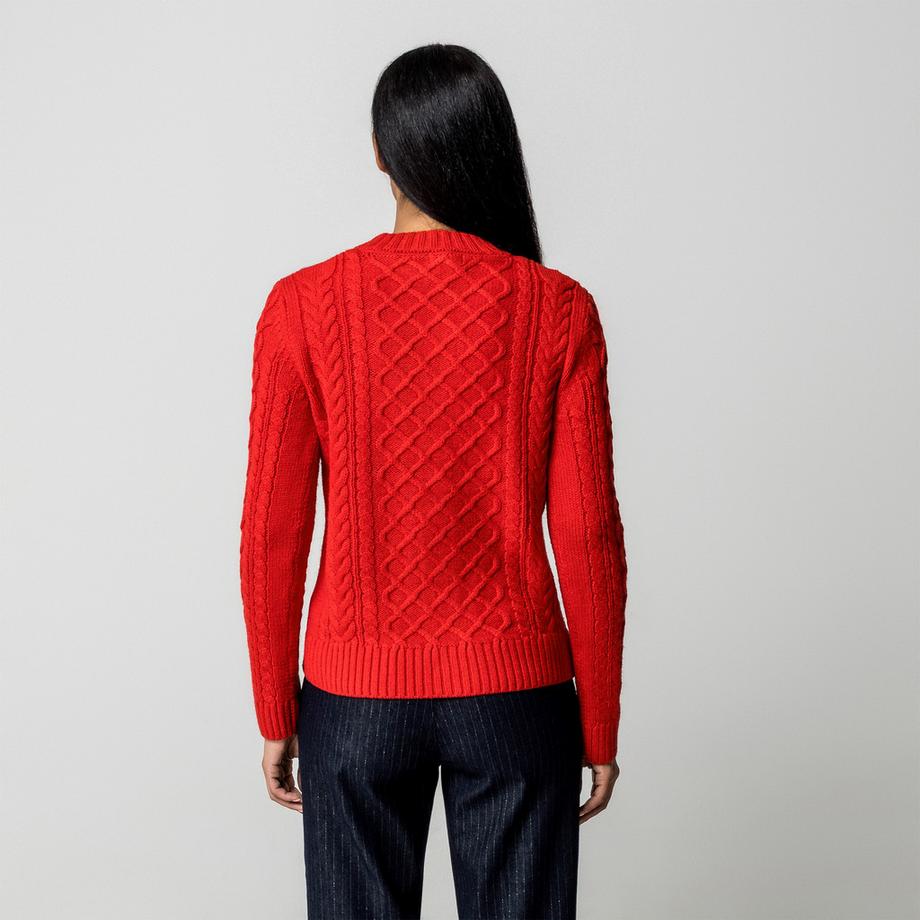 Manor Woman Cardigan a Treccia  