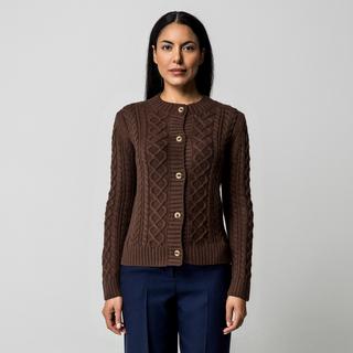 Manor Woman Cardigan à Torsades  