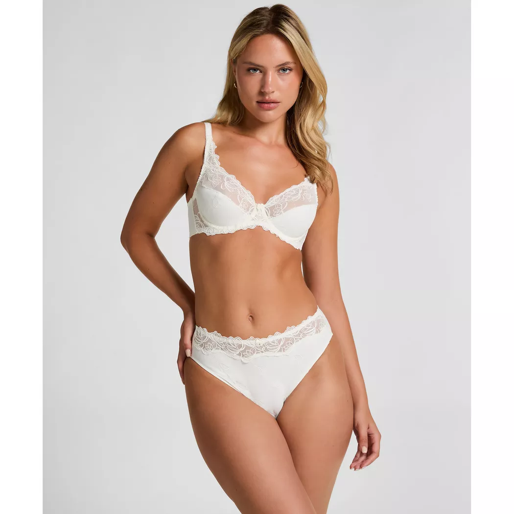 Hunkemöller - String, für Damen, Weiss Größe S