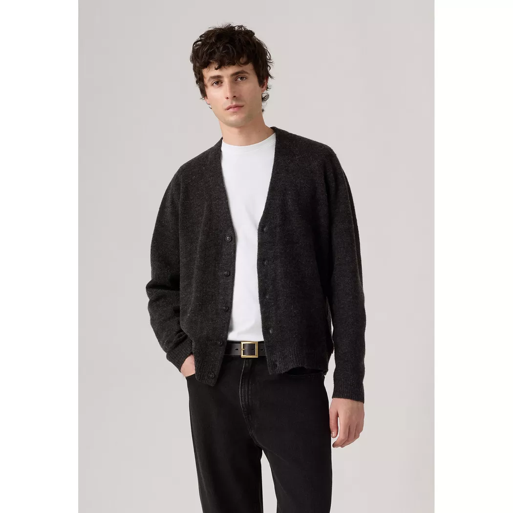 Levi's® - Cardigan, für Herren, Anthrazit, Größe M