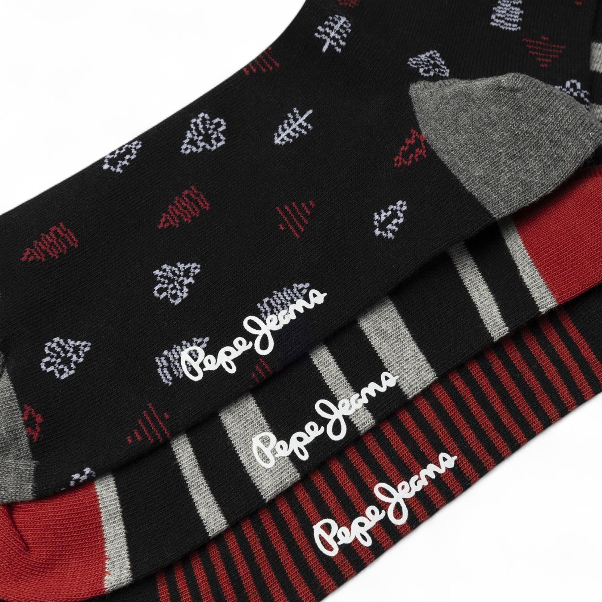 Pepe Jeans London Pepe Jeans Tannenbaum Socken 3er-Pack  