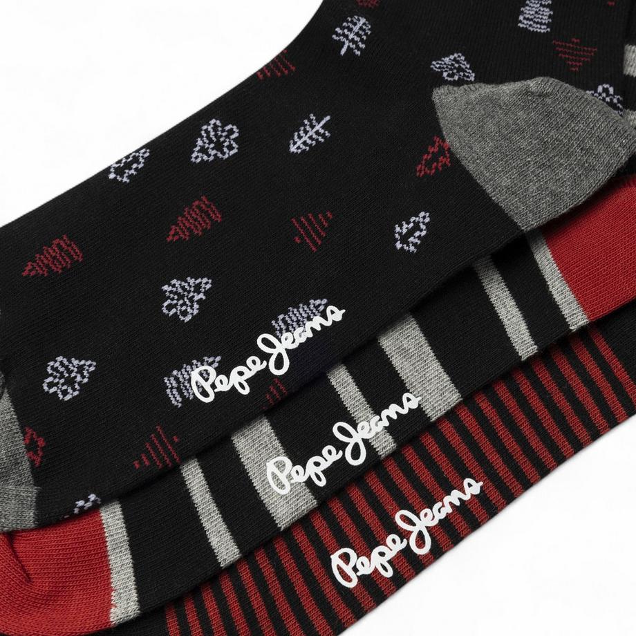 Pepe Jeans London Pepe Jeans Tannenbaum Socken 3er-Pack  