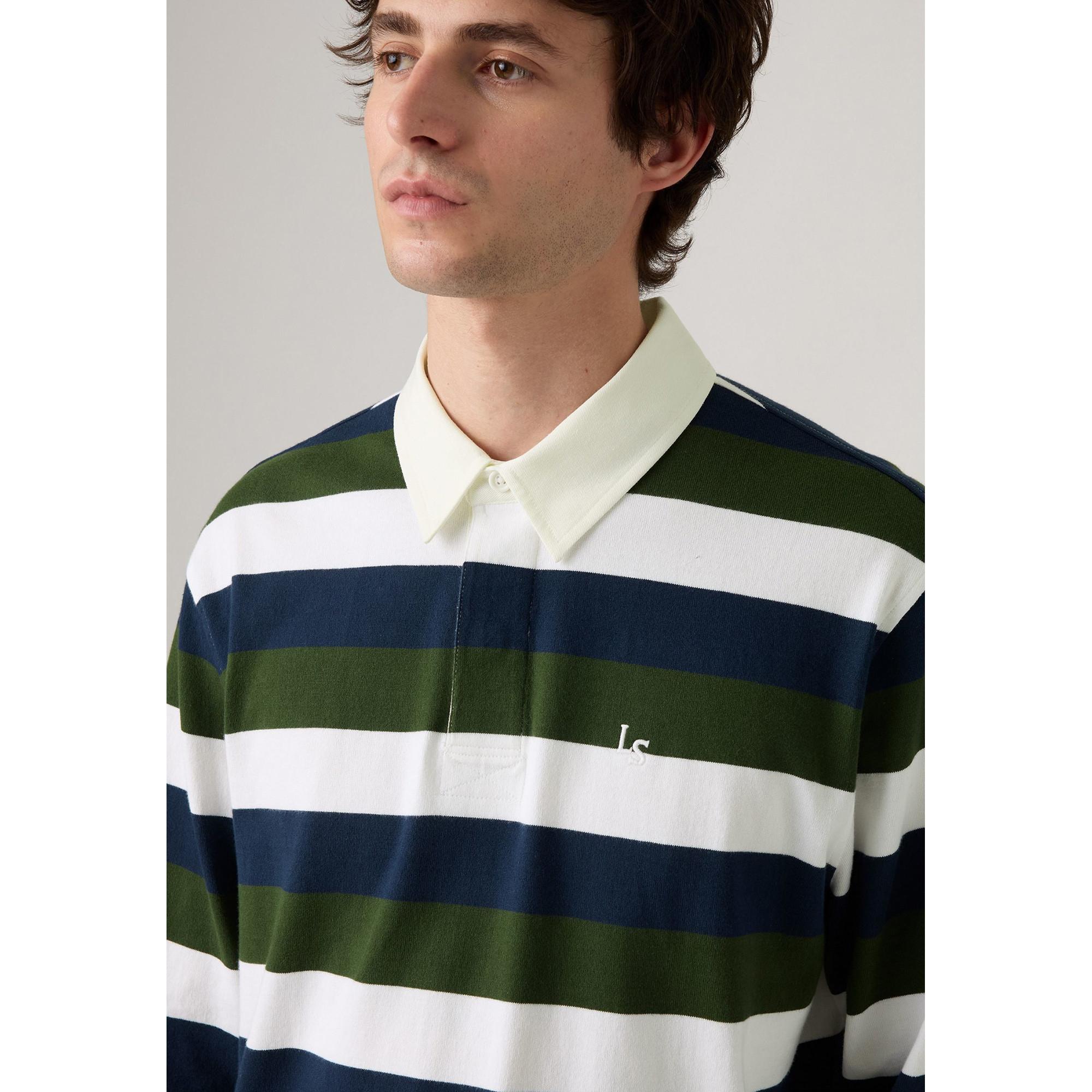Levi's® Langarm Gestreiftes Poloshirt  