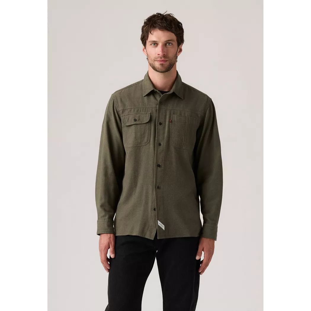 Levi´s ® Chemise à Manches Longues Auburn Worker Danny Herringbone XL Homme
