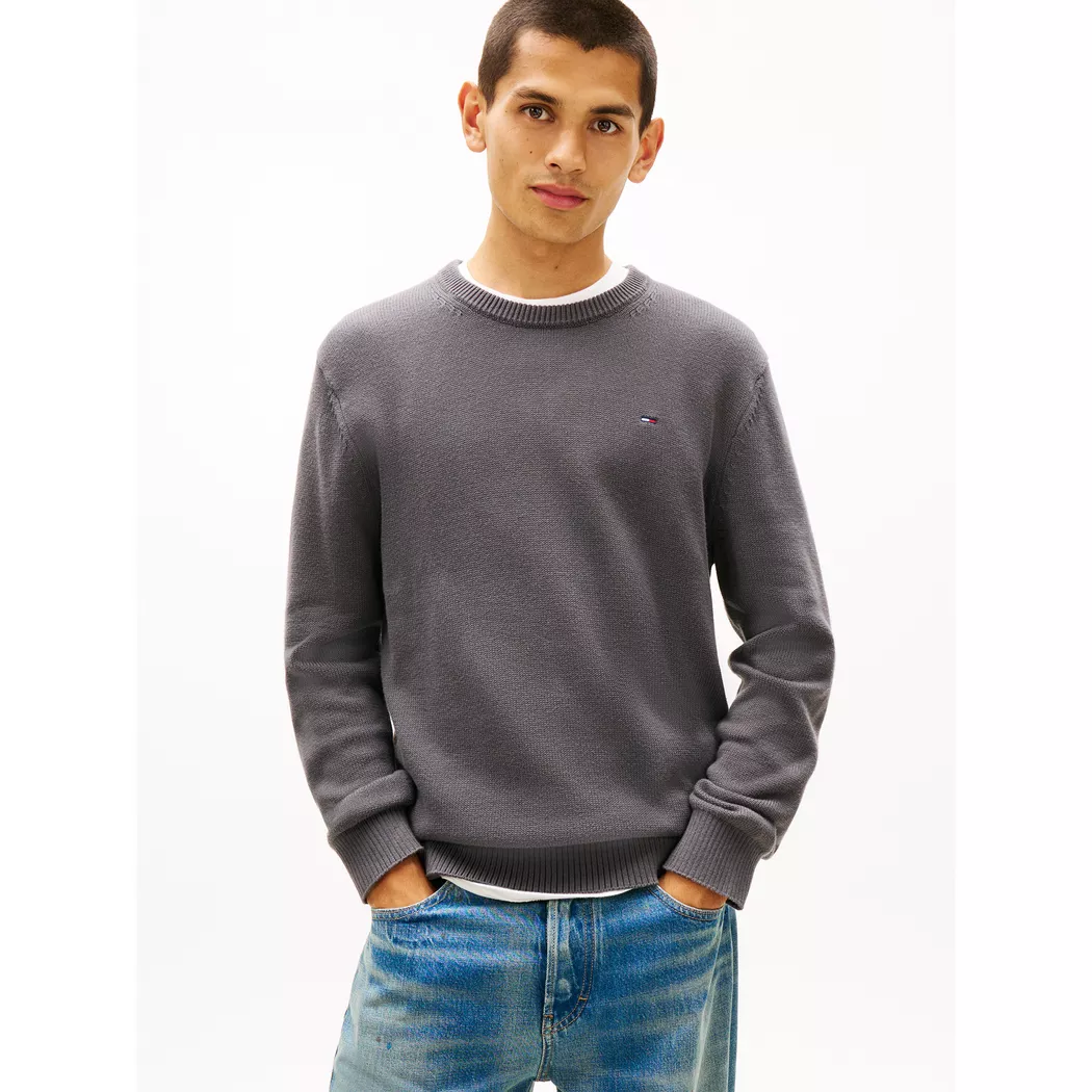 Pull TOMMY JEANS Homme couleur Gris M