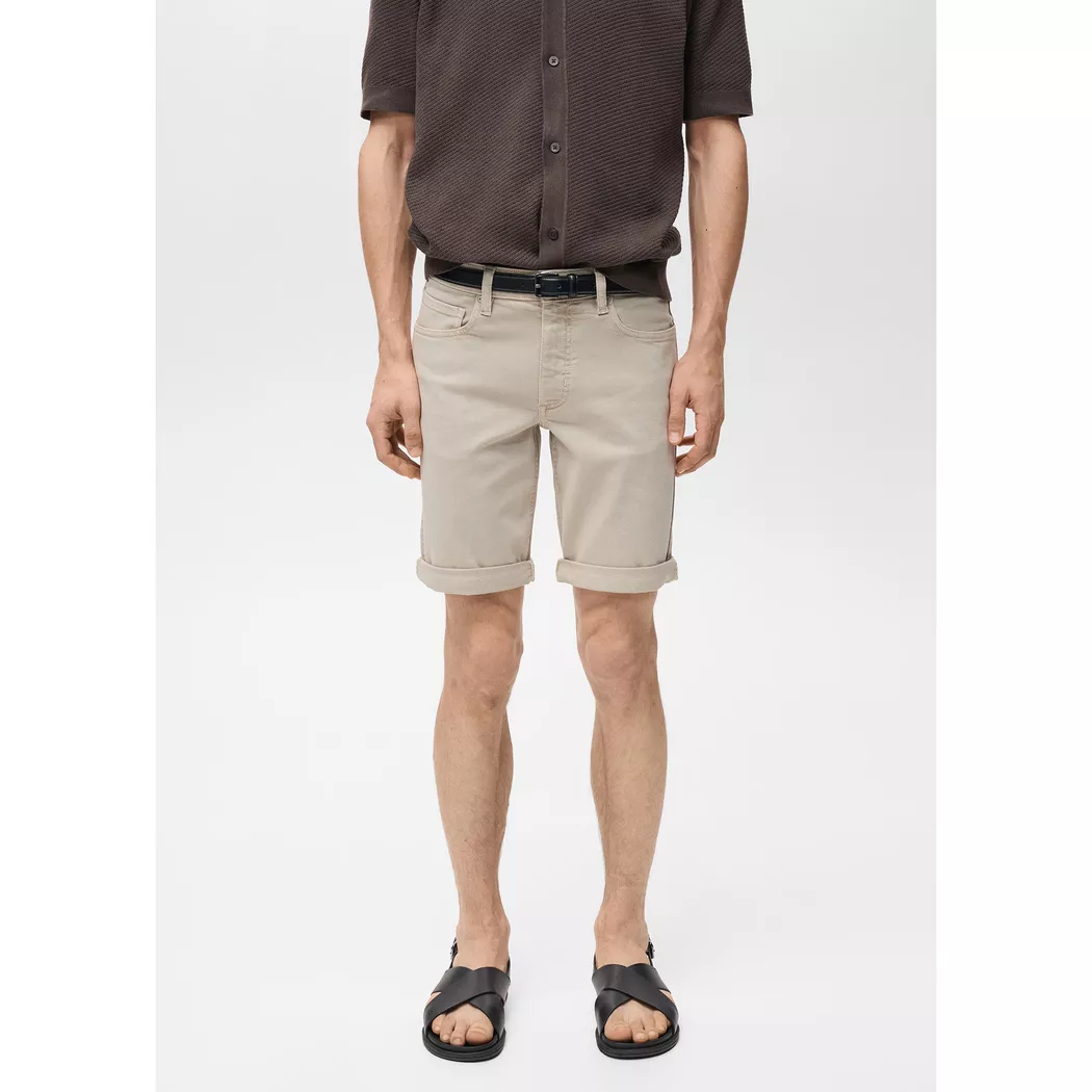 Mango Man - Shorts, für Herren, Beige, Größe 42