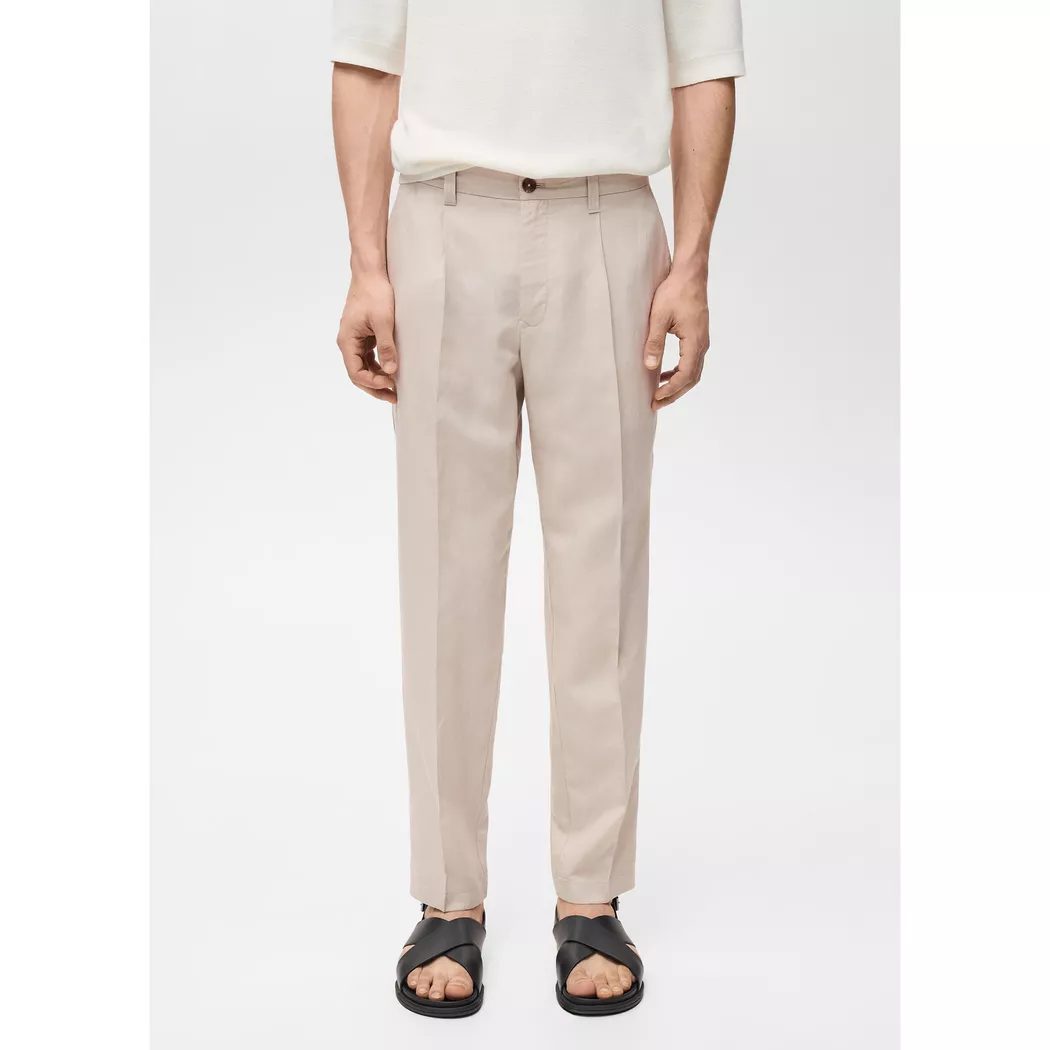Mango Man - Hose, für Herren, Beige, Größe 40