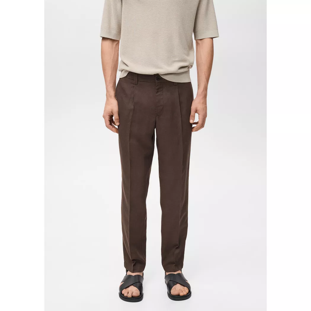 Mango Man - Hose, für Herren, Dunkelbraun, Größe 46