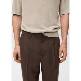 Mango Man Delave Slim Fit Pantaloni Lino  