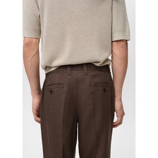 Mango Man Delave Slim Fit Pantaloni Lino  