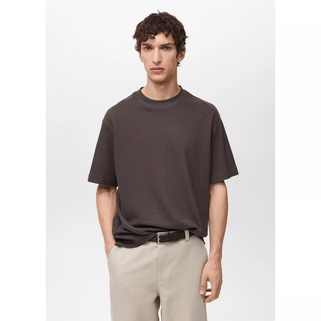 Mango Man - T-Shirt, für Herren, Dunkelbraun, Größe S
