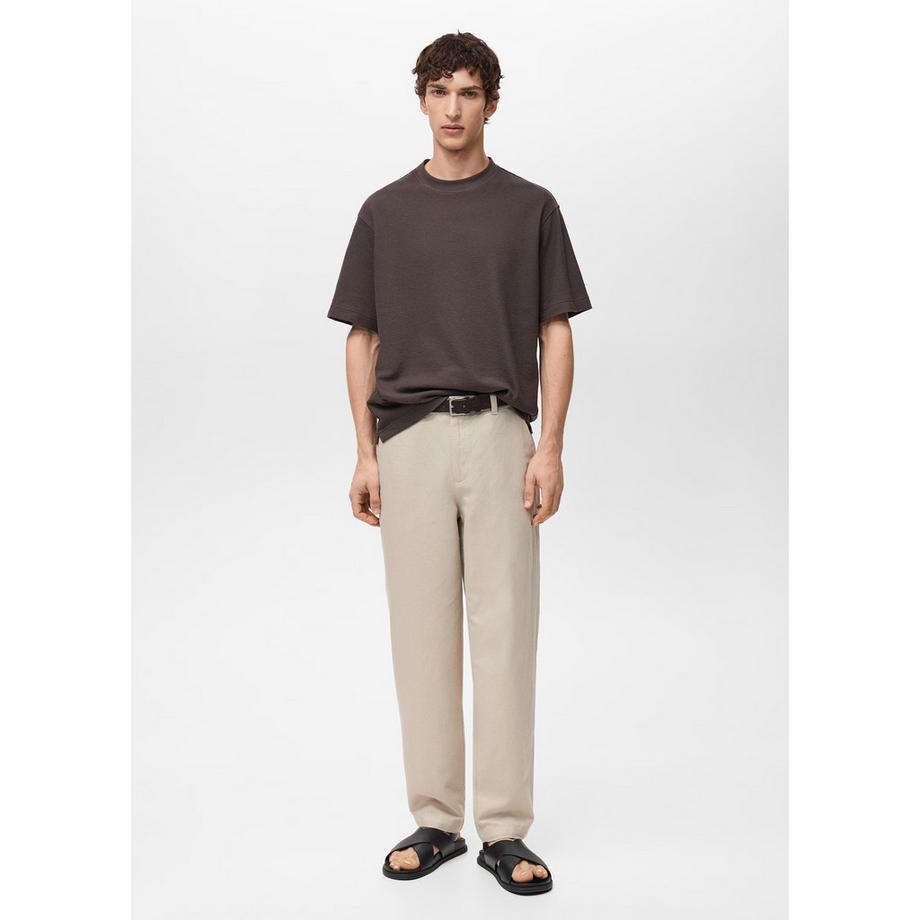 Mango Man Roland T-Shirt Strutturata Relaxed Fit  