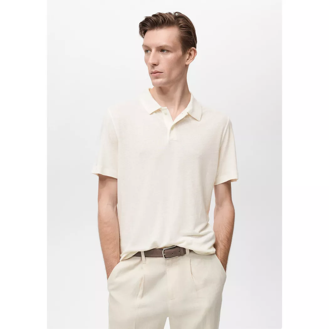 Mango Man - Polo Shirt, für Herren, Weiss, Größe M