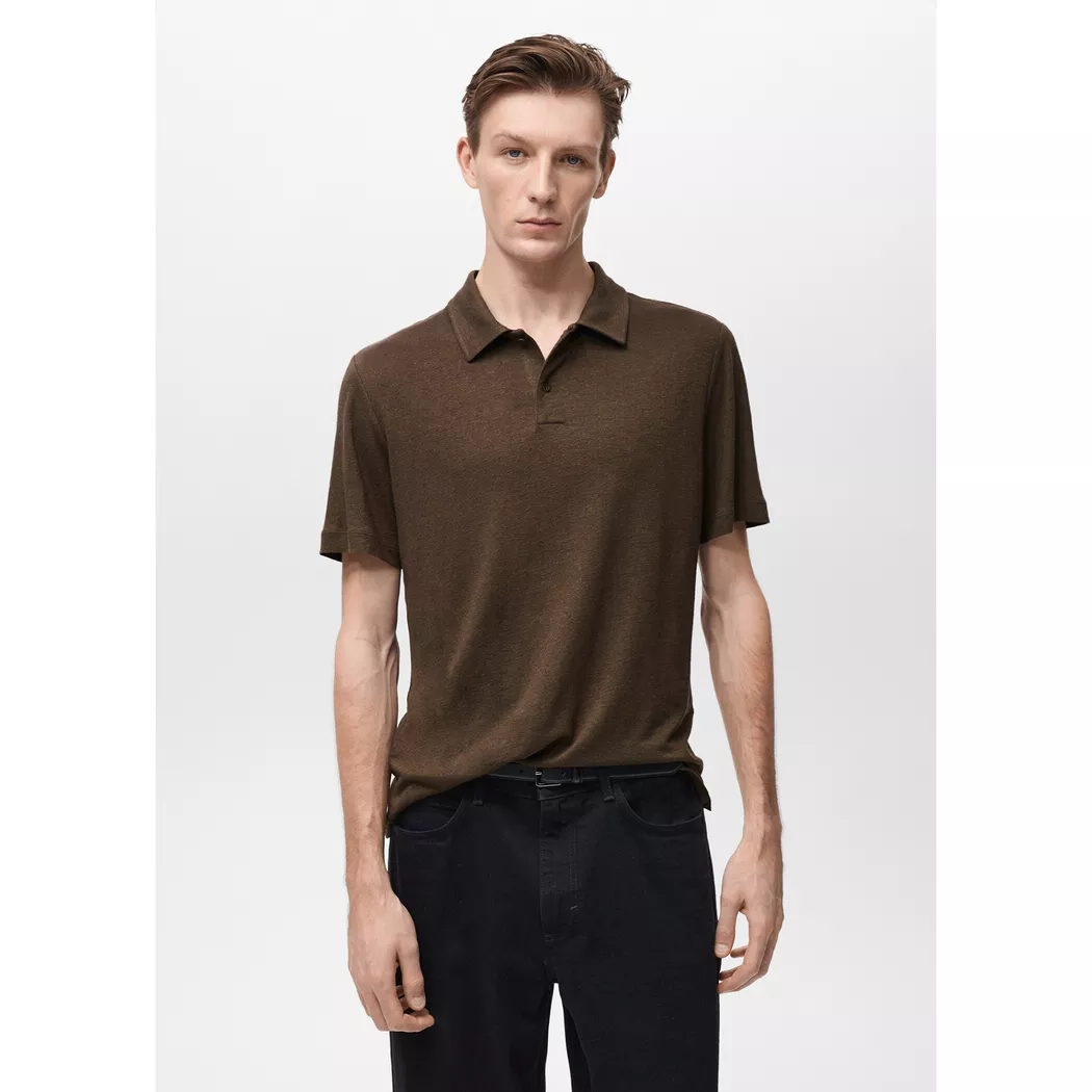 Mango Man - Polo Shirt, für Herren, Dunkelbraun, Größe XXL