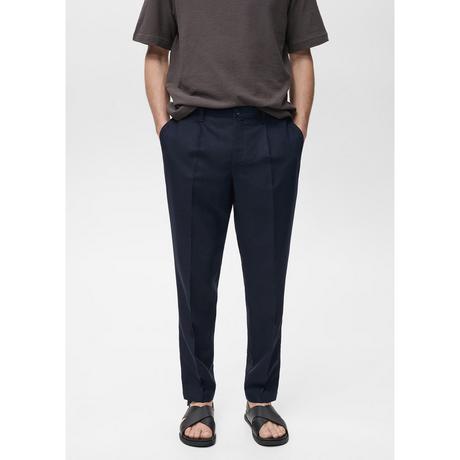 Mango Man Delave Slim Fit Pantaloni Lino  