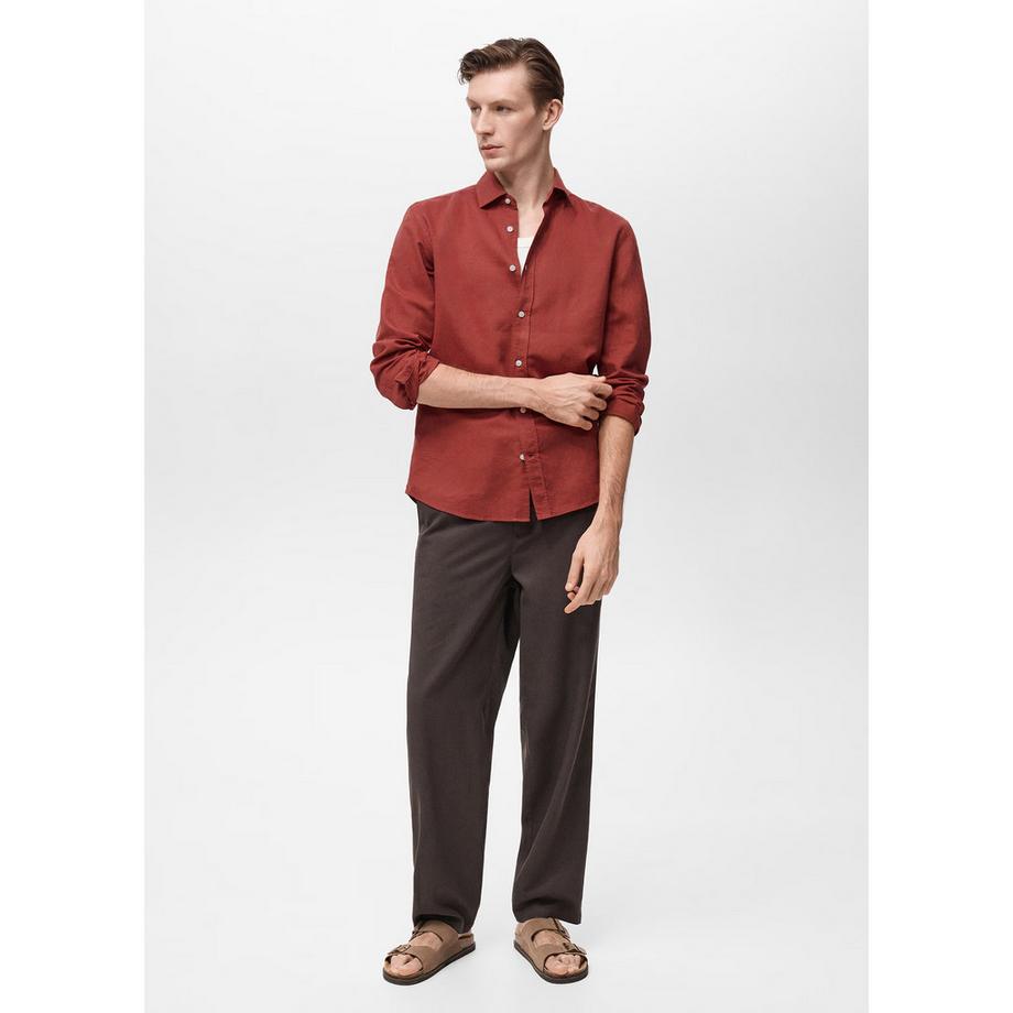 Mango Man Avispag Regular Fit Camicia Collo Button-Down  