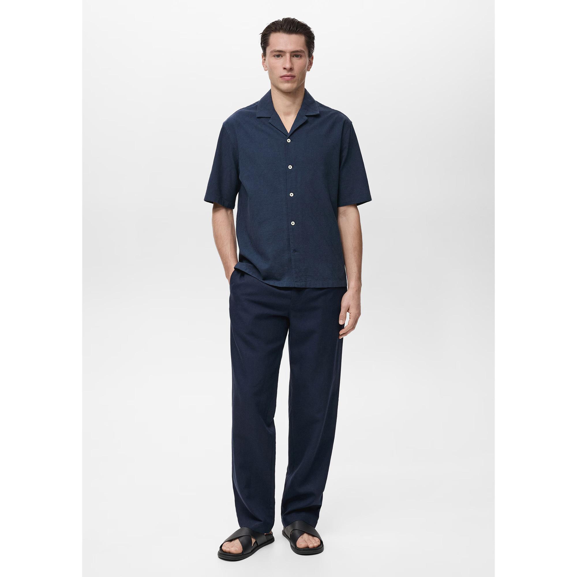 Mango Man Nau Camicia Maniche Corte  