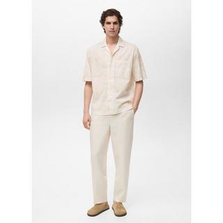 Mango Man Esvedra1 Camicia a Maniche Corte  